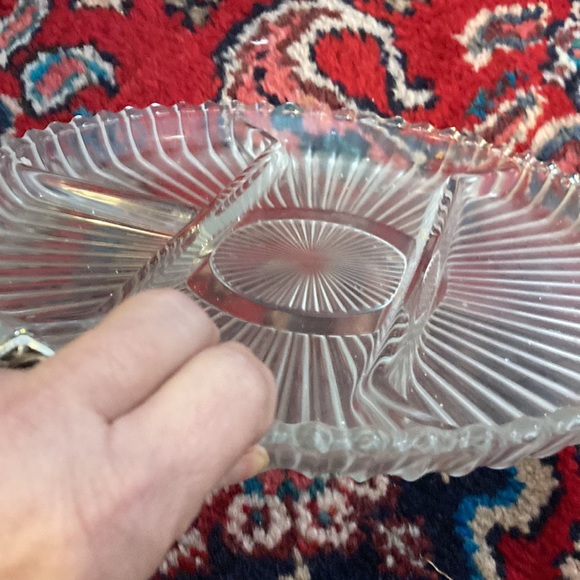 EAPG large divided dish serving plate.collectible - Picture 5 of 6